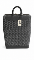Goyard Black Monogram Backpack – Structured Travel Backpack