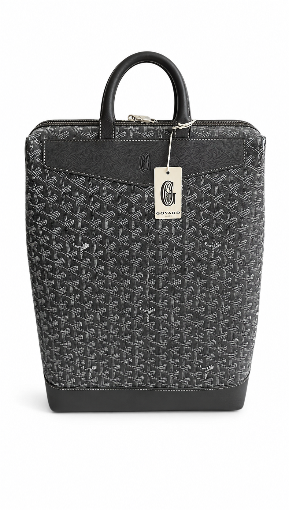 Goyard Black Monogram Backpack – Structured Travel Backpack