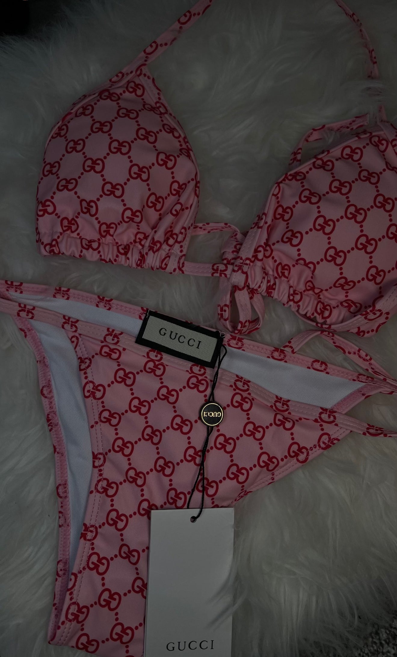Pink Designer Bikini Set