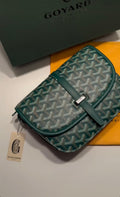 Luxury Green Pattern Crossbody Bag
