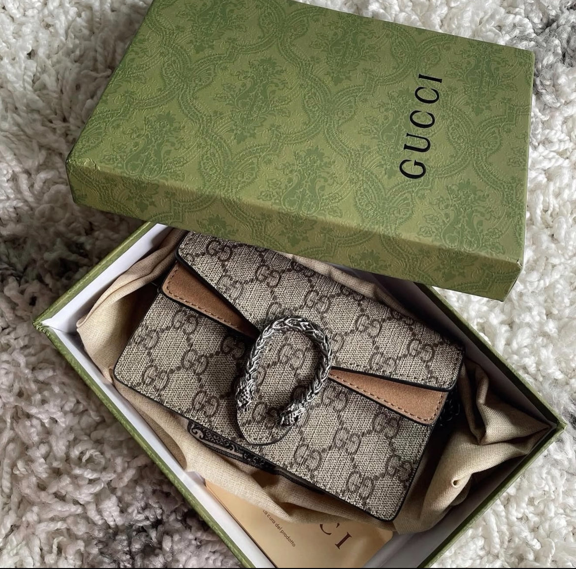 GG Supreme Mini Wallet Crossbody Bag