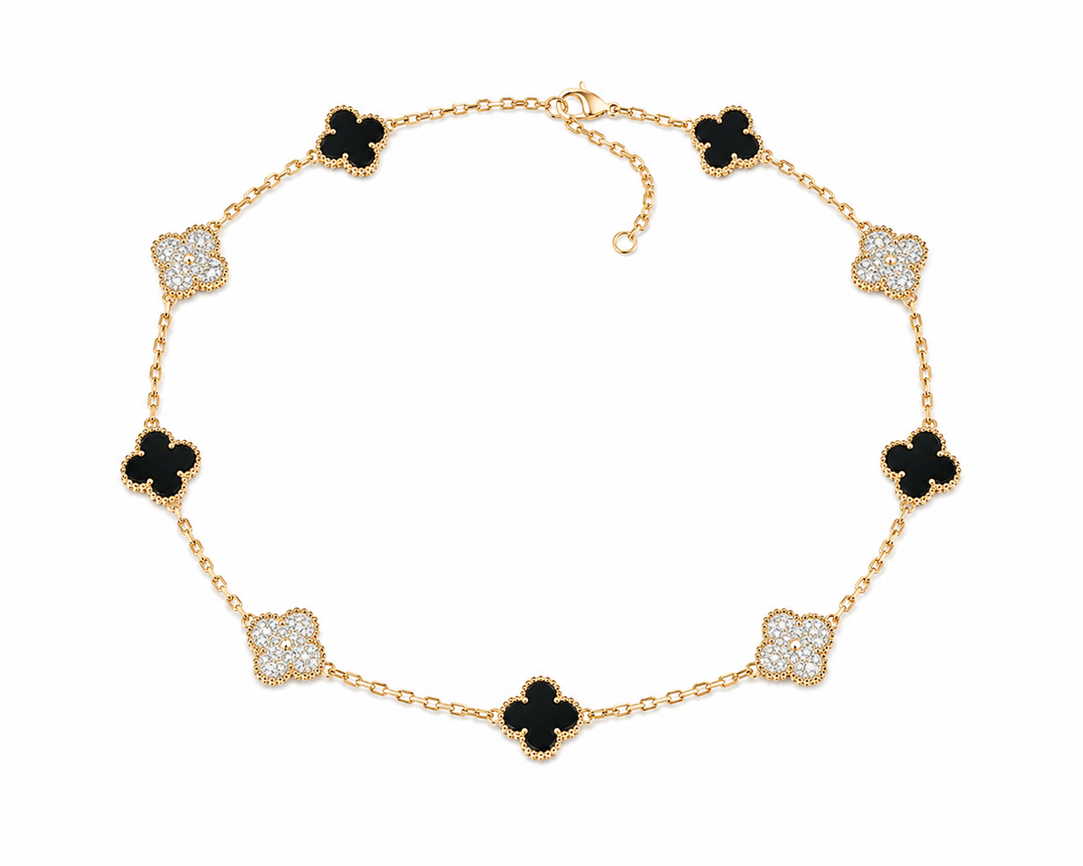 V Cleef & Arpels Alhambra Style Clover Necklace