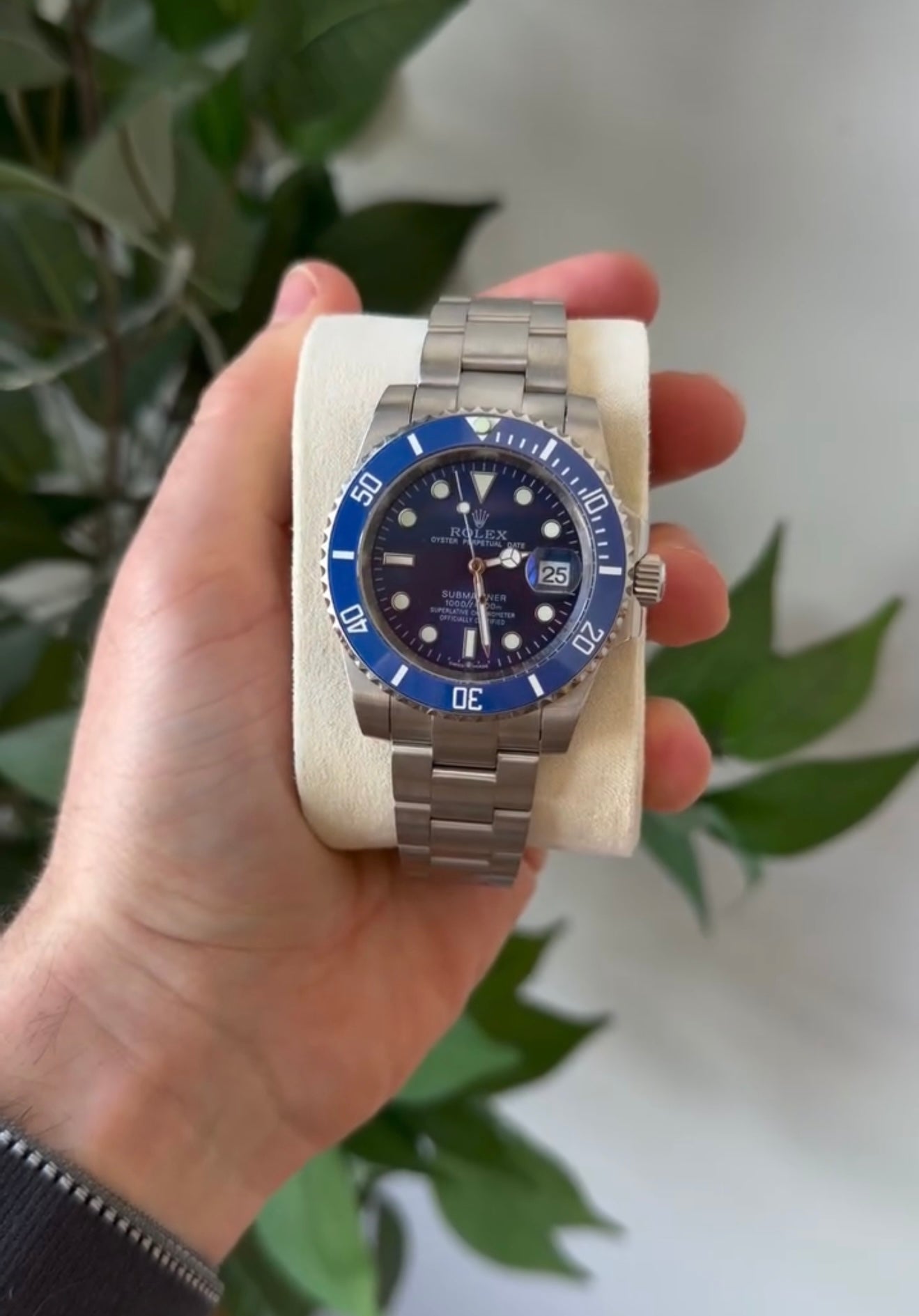 Blue Luxury watch