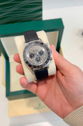 Silver Chronograph Luxury Watch