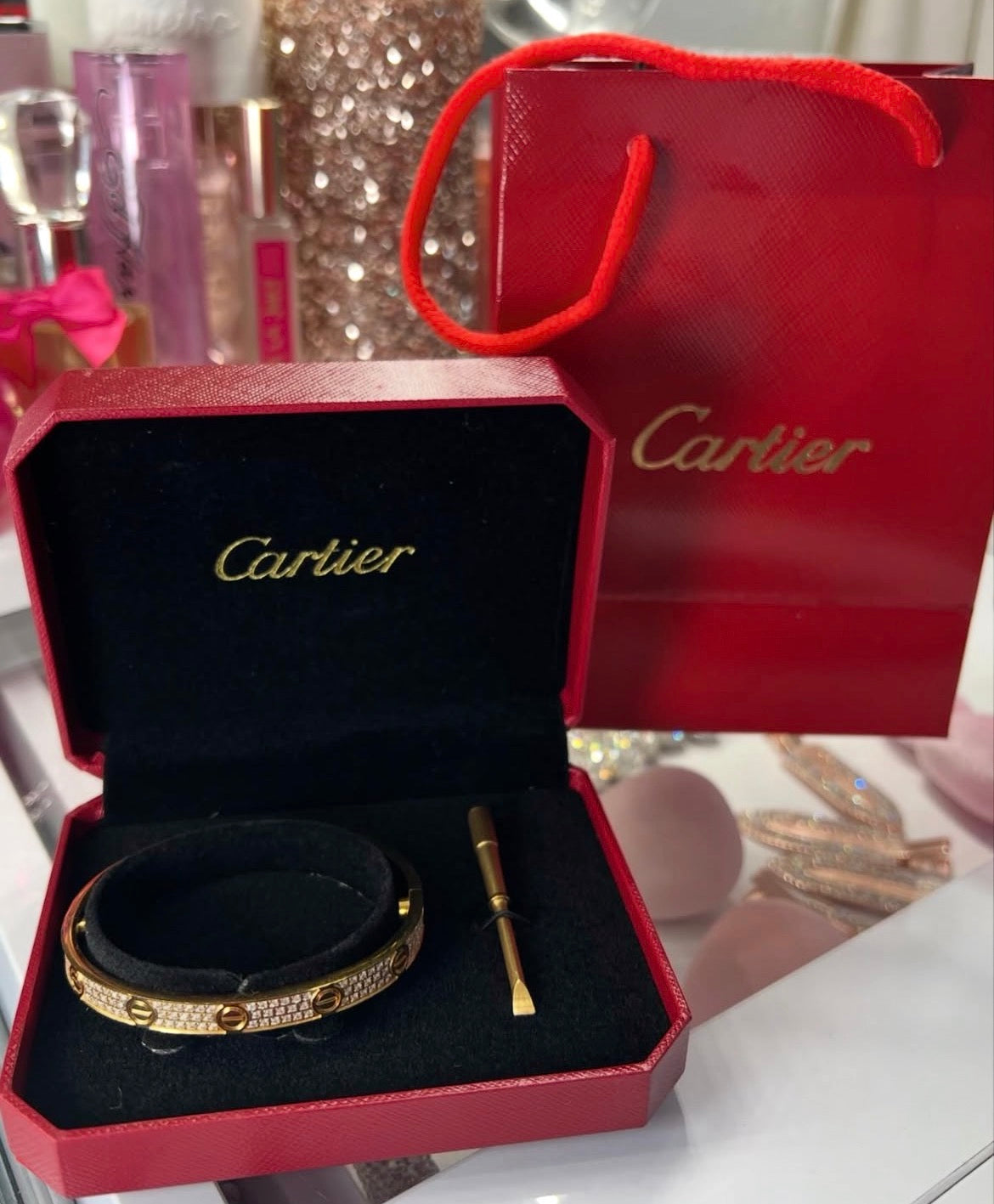 Women’s Luxury Gold Crystal Cuff Bracelet
