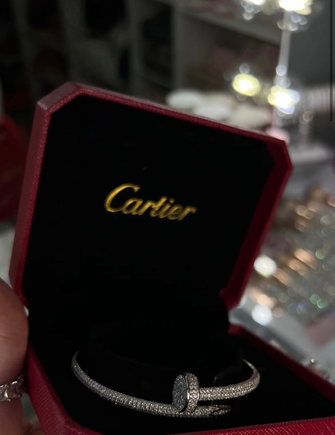 Carti Juste un Clou Diamond Pavé Bracelet