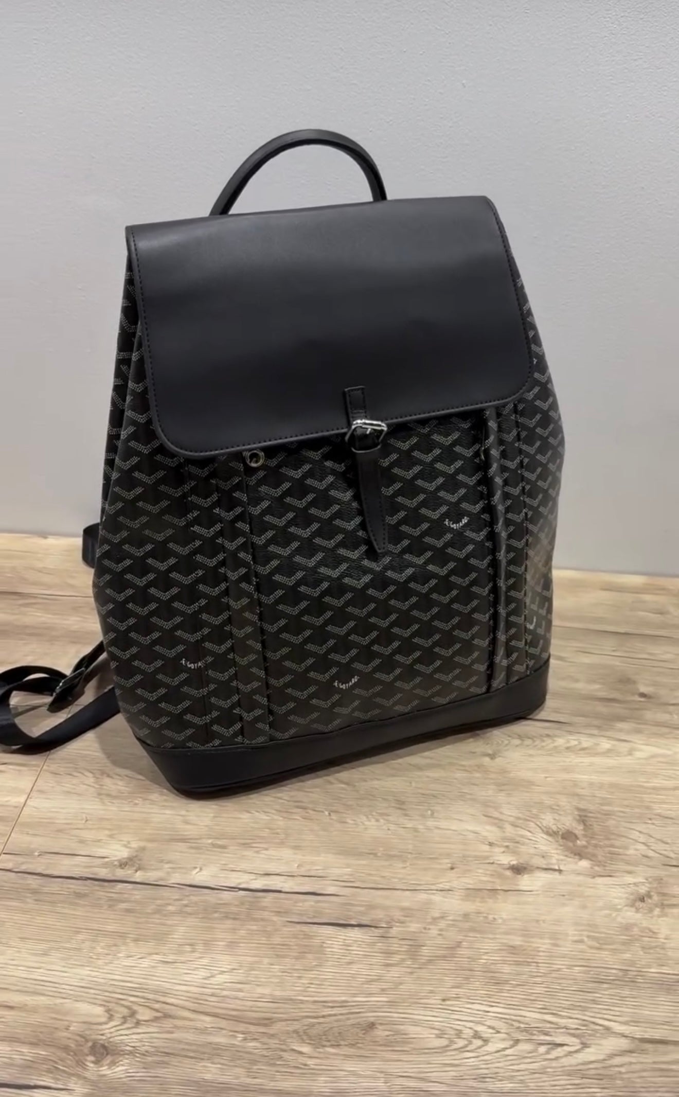 Luxury Black Backpack