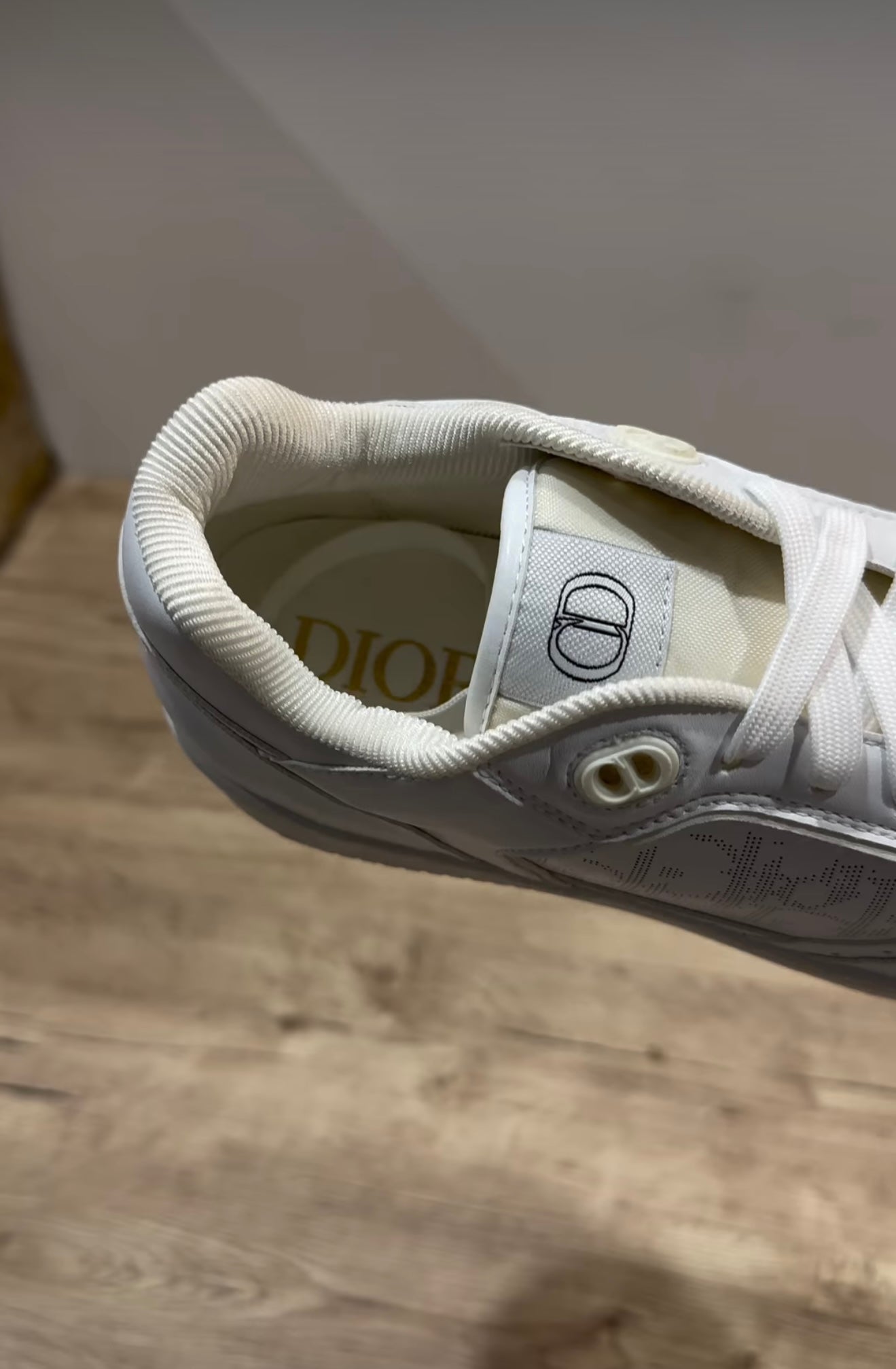 White Luxury Low-Top Sneakers
