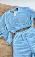 Designer Inspired Baby Blue Lounge Set