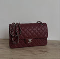 CHAN Flap Bag – Burgundy Caviar Quilted Leather