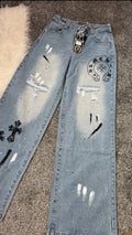 Designer-Inspired Graphic Streetwear Denim
