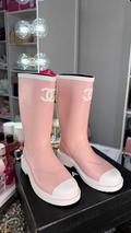 Pink Luxury Waterproof Rain Boots | Women’s Mid-Calf Boots